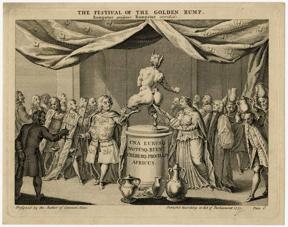 The Festival of the Golden Rump cartoon. The Festival of the Golden Rump cartoon.