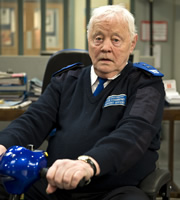 Above Their Station. PCSO Chester Thompson (Dudley Sutton). Copyright: Granada Productions. Above Their Station. PCSO Chester Thompson (Dudley Sutton). Copyright: Granada Productions.