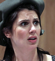 The Barber Of Shavingham. Vicky Barnet (Lara Stubbs). Copyright: BBC. The Barber Of Shavingham. Vicky Barnet (Lara Stubbs). Copyright: BBC.