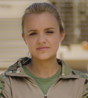 Bluestone 42. Ellen (Laura Aikman). Copyright: BBC. Bluestone 42. Ellen (Laura Aikman). Copyright: BBC.