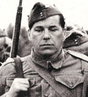 Dad's Army. Private Sponge (Colin Bean). Copyright: BBC. Dad's Army. Private Sponge (Colin Bean). Copyright: BBC.