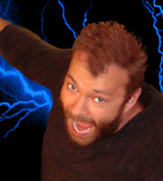 Dirk Gently's Holistic Detective Agency. Thor (Rupert Degas). Copyright: Above The Title Productions. Dirk Gently's Holistic Detective Agency. Thor (Rupert Degas). Copyright: Above The Title Productions.
