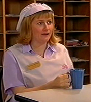 Eyes Down. Christine (Rosie Cavaliero). Copyright: BBC. Eyes Down. Christine (Rosie Cavaliero). Copyright: BBC.
