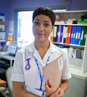 Getting On. Damaris Clarke (Cush Jumbo). Copyright: Vera Productions. Getting On. Damaris Clarke (Cush Jumbo). Copyright: Vera Productions.