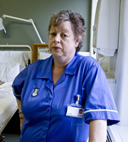 Getting On. Nurse Kim Wilde (Jo Brand). Copyright: Vera Productions. Getting On. Nurse Kim Wilde (Jo Brand). Copyright: Vera Productions.
