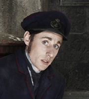 Terry Pratchett's Going Postal. Stanley Howler (Ian Bonar). Copyright: The Mob Film Co. Terry Pratchett's Going Postal. Stanley Howler (Ian Bonar). Copyright: The Mob Film Co.