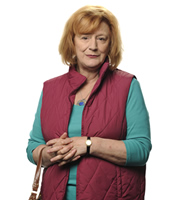 Jam & Jerusalem. Eileen Pike (Maggie Steed). Copyright: BBC. Jam & Jerusalem. Eileen Pike (Maggie Steed). Copyright: BBC.