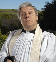 Jam & Jerusalem. Hillary (Patrick Barlow). Copyright: BBC. Jam & Jerusalem. Hillary (Patrick Barlow). Copyright: BBC.