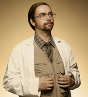 Lab Rats. Brian Lalumaca (Dan Tetsell). Copyright: BBC. Lab Rats. Brian Lalumaca (Dan Tetsell). Copyright: BBC.