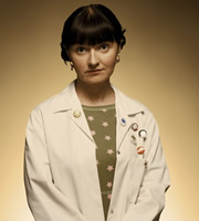 Lab Rats. Cara McIlvenny (Jo Enright). Copyright: BBC. Lab Rats. Cara McIlvenny (Jo Enright). Copyright: BBC.