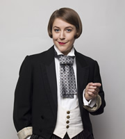Mapp & Lucia. Irene Coles (Gemma Whelan). Copyright: BBC. Mapp & Lucia. Irene Coles (Gemma Whelan). Copyright: BBC.