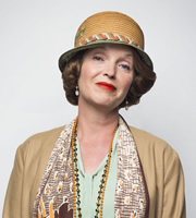 Mapp & Lucia. Elizabeth Mapp (Miranda Richardson). Copyright: BBC. Mapp & Lucia. Elizabeth Mapp (Miranda Richardson). Copyright: BBC.