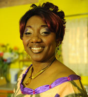 Meet The Adebanjos. Aunty Funke (Moji Bamtefa). Copyright: MTA Productions. Meet The Adebanjos. Aunty Funke (Moji Bamtefa). Copyright: MTA Productions.