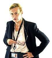 Not Safe For Work. Jeffries (Anastasia Hille). Copyright: Clerkenwell Films. Not Safe For Work. Jeffries (Anastasia Hille). Copyright: Clerkenwell Films.