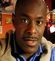 Peep Show. Alan Johnson (Paterson Joseph). Copyright: Objective Productions. Peep Show. Alan Johnson (Paterson Joseph). Copyright: Objective Productions.
