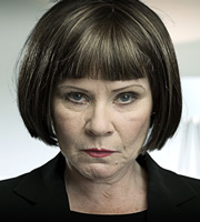 Psychoville. Grace Andrews (Imelda Staunton). Copyright: BBC. Psychoville. Grace Andrews (Imelda Staunton). Copyright: BBC.