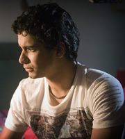 Psychoville. Shahrouz (Elyes Gabel). Copyright: BBC. Psychoville. Shahrouz (Elyes Gabel). Copyright: BBC.
