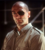Red Dwarf. Warden Ackerman (Graham McTavish). Copyright: Grant Naylor Productions / BBC. Red Dwarf. Warden Ackerman (Graham McTavish). Copyright: Grant Naylor Productions / BBC.