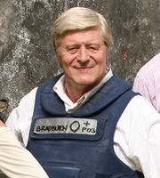 Taking The Flak. David Bradburn (Martin Jarvis). Copyright: BBC. Taking The Flak. David Bradburn (Martin Jarvis). Copyright: BBC.