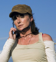 Taking The Flak. Jane Thomason (Doon Mackichan). Copyright: BBC. Taking The Flak. Jane Thomason (Doon Mackichan). Copyright: BBC.