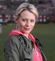 The Cup. Debbie Rossi (Samantha Power). Copyright: Hartswood Films Ltd. The Cup. Debbie Rossi (Samantha Power). Copyright: Hartswood Films Ltd.