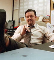 The Office. David Brent (Ricky Gervais). Copyright: BBC. The Office. David Brent (Ricky Gervais). Copyright: BBC.
