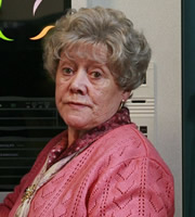 The Visit. Nana (Beatrice Kelley). Copyright: BBC. The Visit. Nana (Beatrice Kelley). Copyright: BBC.