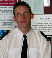 The Visit. Officer Russell (Neil Bell). Copyright: BBC. The Visit. Officer Russell (Neil Bell). Copyright: BBC.
