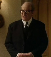 To The Manor Born. Brabinger (John Rudling). Copyright: BBC. To The Manor Born. Brabinger (John Rudling). Copyright: BBC.