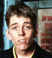 Two Pints Of Lager And A Packet Of Crisps. Munch (Lee Oakes). Copyright: BBC. Two Pints Of Lager And A Packet Of Crisps. Munch (Lee Oakes). Copyright: BBC.