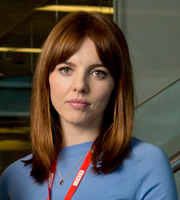 W1A. Izzy Gould (Ophelia Lovibond). Copyright: BBC. W1A. Izzy Gould (Ophelia Lovibond). Copyright: BBC.