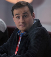 W1A. Jerry Guildencrantz (Ivan Gonzalez). Copyright: BBC. W1A. Jerry Guildencrantz (Ivan Gonzalez). Copyright: BBC.