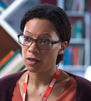 W1A. Lucy Freeman (Nina Sosanya). Copyright: BBC. W1A. Lucy Freeman (Nina Sosanya). Copyright: BBC.