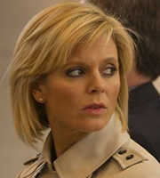 The Wrong Mans. Scarlett (Emilia Fox). Copyright: BBC / Hulu. The Wrong Mans. Scarlett (Emilia Fox). Copyright: BBC / Hulu.