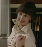 Yes Minister. Annie Hacker (Diana Hoddinott). Copyright: BBC. Yes Minister. Annie Hacker (Diana Hoddinott). Copyright: BBC.