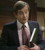 Yes Minister. Bernard Woolley (Derek Fowlds). Copyright: BBC. Yes Minister. Bernard Woolley (Derek Fowlds). Copyright: BBC.