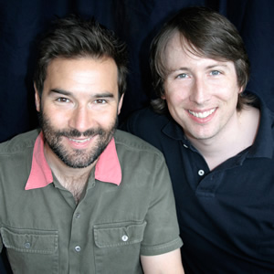 Image shows from L to R: Adam Buxton, Joe Cornish. Image shows from L to R: Adam Buxton, Joe Cornish.