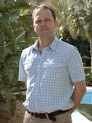 Benidorm. Martin Weedon (Nicholas Burns). Copyright: Tiger Aspect Productions. Benidorm. Martin Weedon (Nicholas Burns). Copyright: Tiger Aspect Productions.