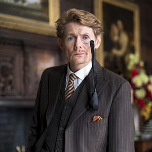 Blandings. Galahad Threepwood (Julian Rhind-Tutt). Copyright: Mammoth Screen. Blandings. Galahad Threepwood (Julian Rhind-Tutt). Copyright: Mammoth Screen.