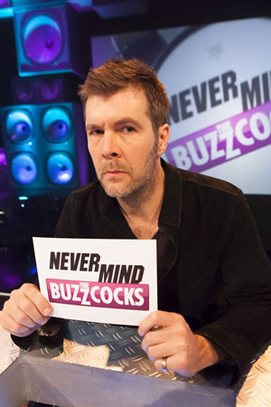 Never Mind The Buzzcocks. Rhod Gilbert. Copyright: TalkbackThames / BBC. Never Mind The Buzzcocks. Rhod Gilbert. Copyright: TalkbackThames / BBC.