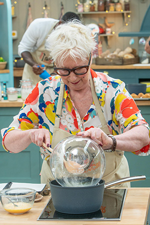 The Great Celebrity Bake Off for Stand Up To Cancer 2020. Jenny Eclair. Copyright: Channel 4 Television Corporation. The Great Celebrity Bake Off for Stand Up To Cancer 2020. Jenny Eclair. Copyright: Channel 4 Television Corporation.