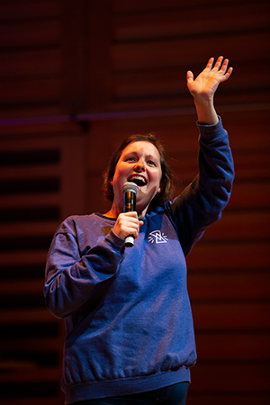 Josie Long. Copyright: Natalie Shaw / Cosmic Shambles Network. Josie Long. Copyright: Natalie Shaw / Cosmic Shambles Network.