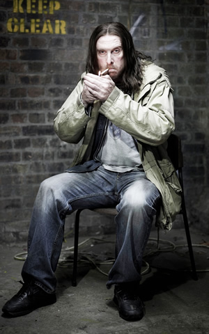 Shameless. Frank Gallagher (David Threlfall). Copyright: Company Pictures. Shameless. Frank Gallagher (David Threlfall). Copyright: Company Pictures.