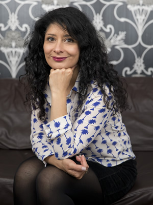 Shappi Khorsandi. Copyright: Heathcliff O'Malley. Shappi Khorsandi. Copyright: Heathcliff O'Malley.