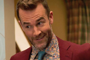 Carters Get Rich. Trent Zebrisky (James Van Der Beek). Copyright: Roughcut Television. Carters Get Rich. Trent Zebrisky (James Van Der Beek). Copyright: Roughcut Television.