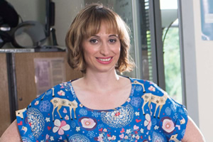 Damned. Natalie Moore (Isy Suttie). Copyright: What Larks Productions. Damned. Natalie Moore (Isy Suttie). Copyright: What Larks Productions.