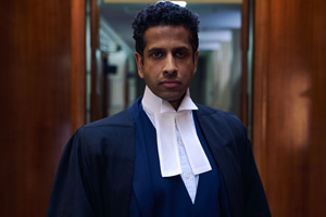 Defending The Guilty. Ashley (Prasanna Puwanarajah). Copyright: Big Talk Productions. Defending The Guilty. Ashley (Prasanna Puwanarajah). Copyright: Big Talk Productions.