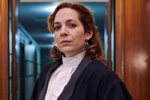 Defending The Guilty. Caroline Bratt (Katherine Parkinson). Copyright: Big Talk Productions. Defending The Guilty. Caroline Bratt (Katherine Parkinson). Copyright: Big Talk Productions.