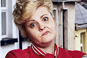 Derry Girls. Ma Mary (Tara Lynne O'Neill). Copyright: Hat Trick Productions. Derry Girls. Ma Mary (Tara Lynne O'Neill). Copyright: Hat Trick Productions.