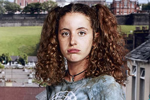 Derry Girls. Orla McCool (Louisa Harland). Copyright: Hat Trick Productions. Derry Girls. Orla McCool (Louisa Harland). Copyright: Hat Trick Productions.